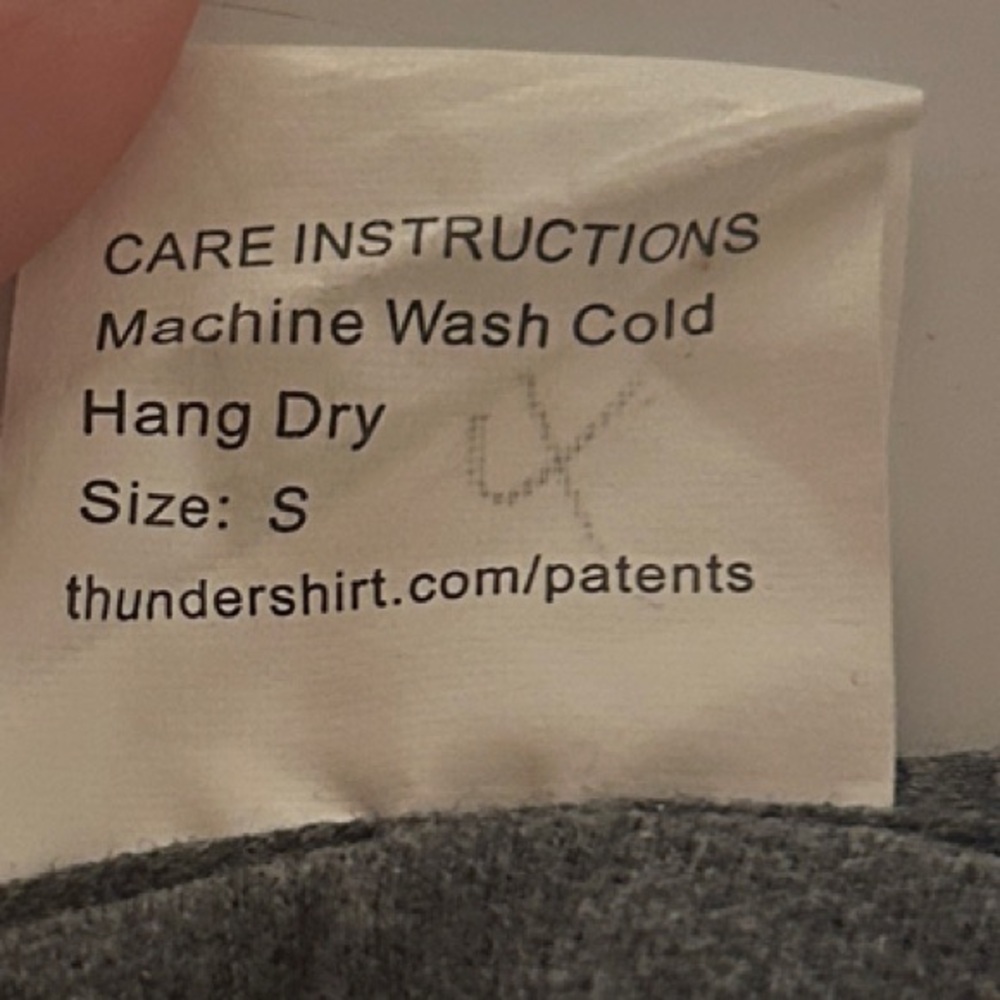 Thundershirt Charcoal Dog Comfort Wrap - Picture 3 of 3